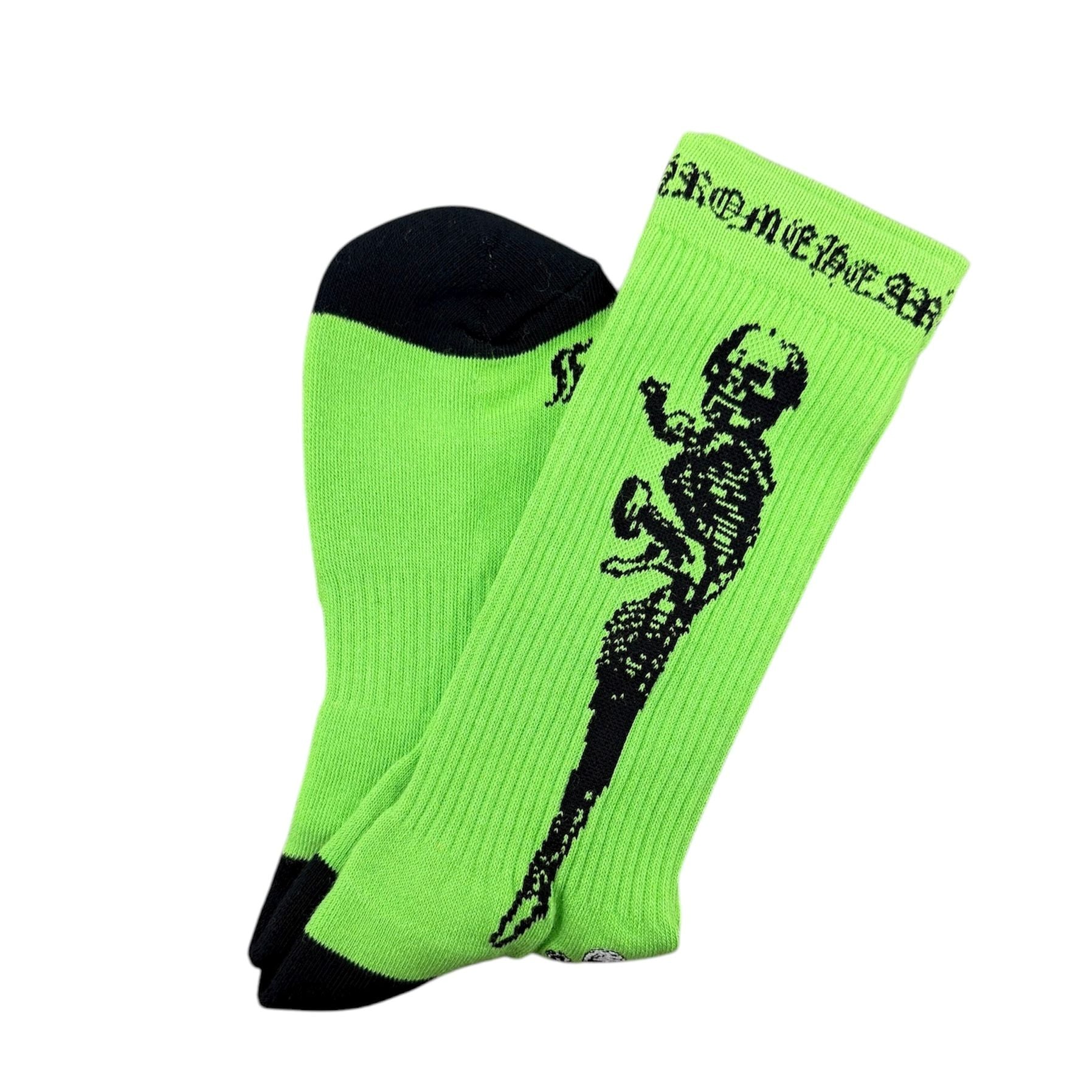 Chrome Hearts Foti Socks (Lime)