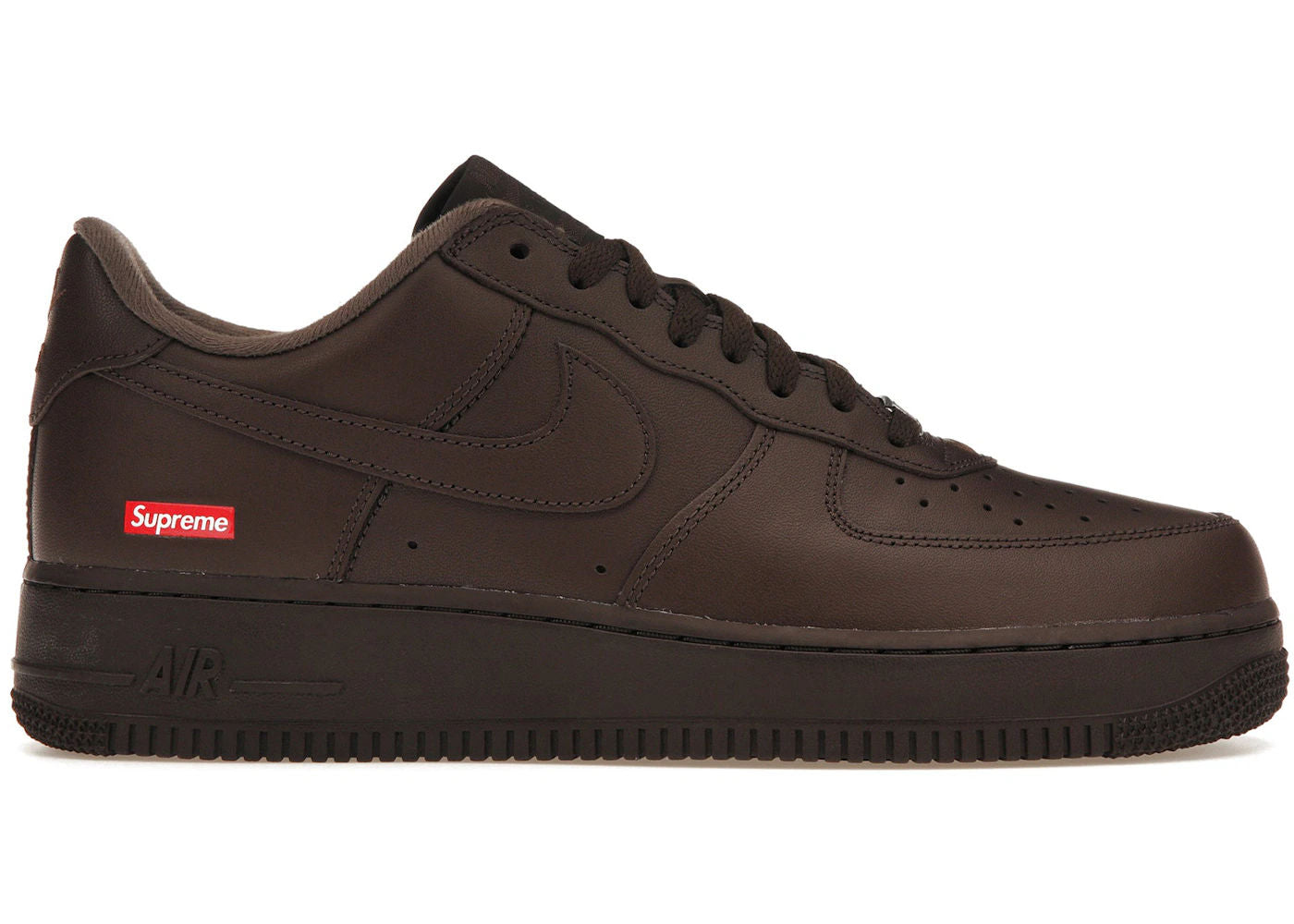 Nike Air Force 1 Low Supreme Baroque Brown - Preowned
