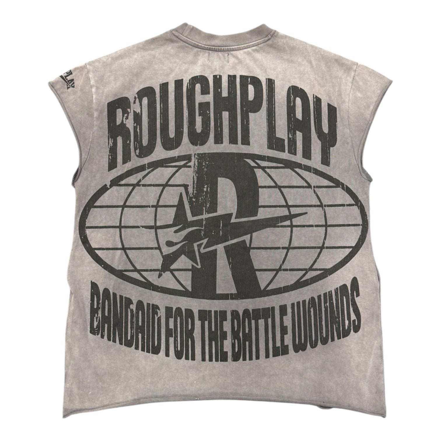 Roughplay I love Roughplay Tank Top (Grey) - Preowned
