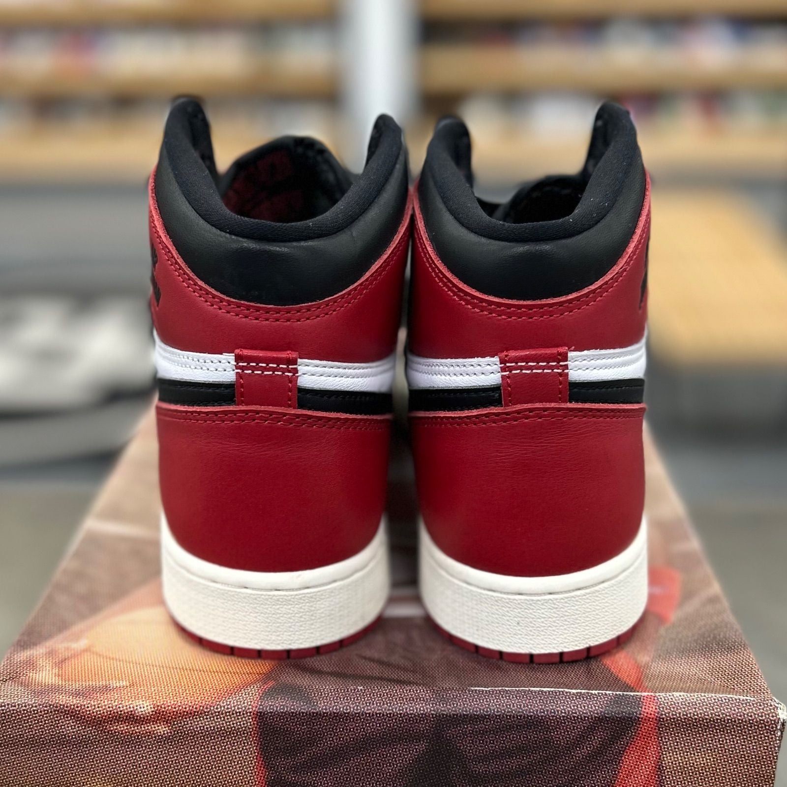 Jordan 1 Retro High OG Black Toe Reimagined (GS) - Preowned