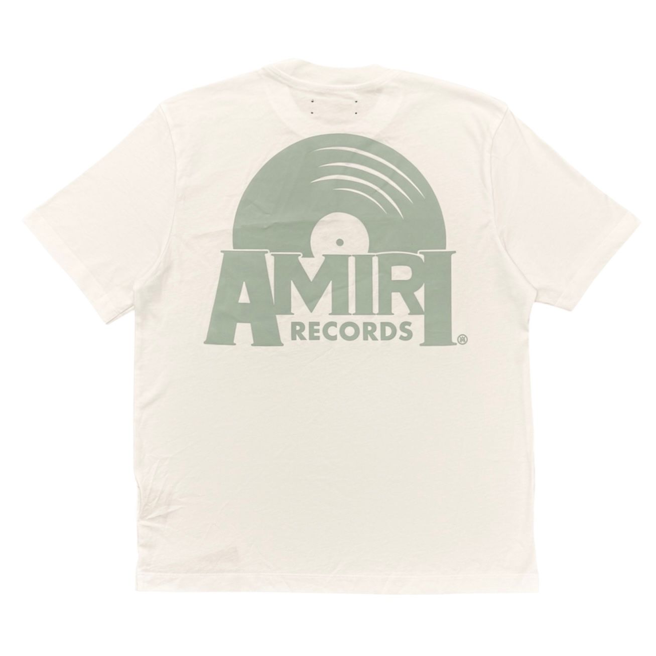 Amiri Records Tee (White/Frosty Green)