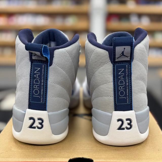 Jordan 12 Retro Grey University Blue - Preowned
