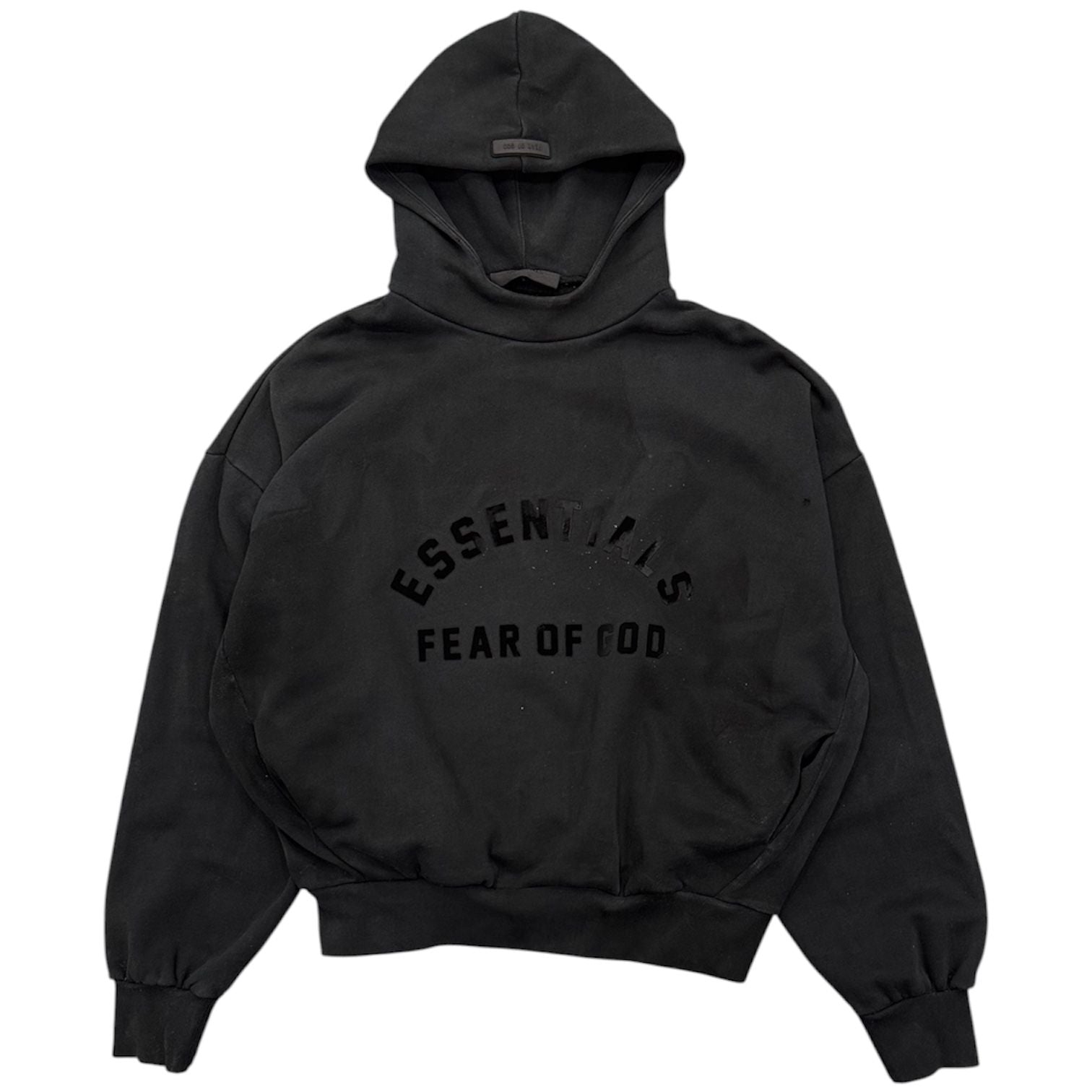 Fear of God EssentialsNylon Fleece Hoodie Black/ Black - Preowned