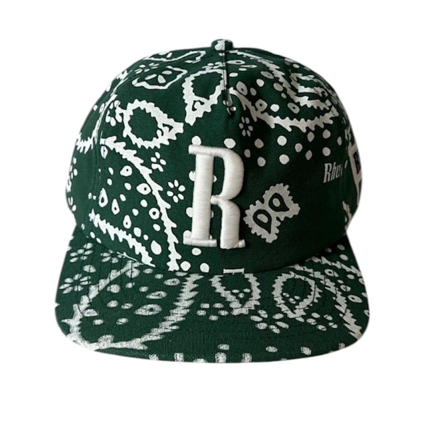 Rhude Paisley Snapback (Green)