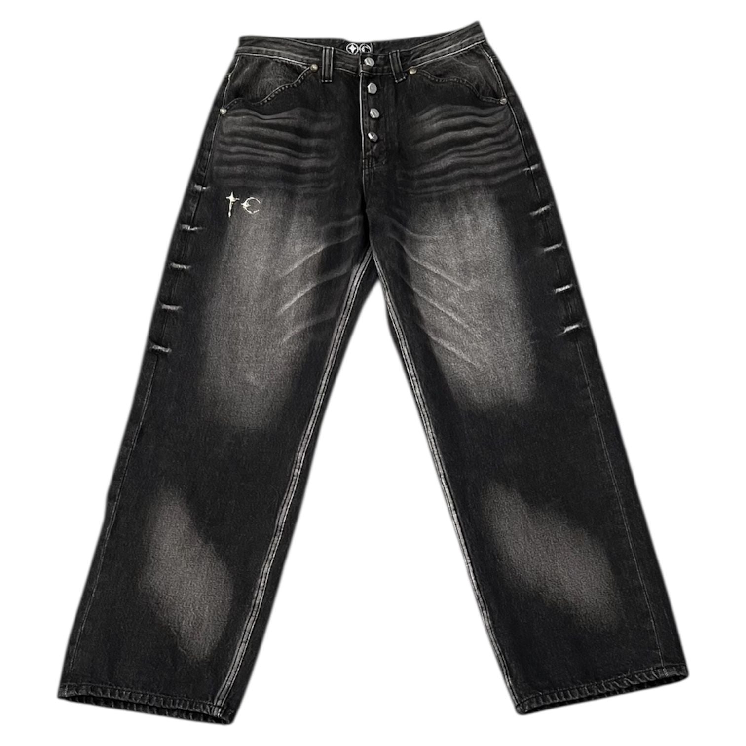 Thug Club TC Leather Back Pocket (Black)