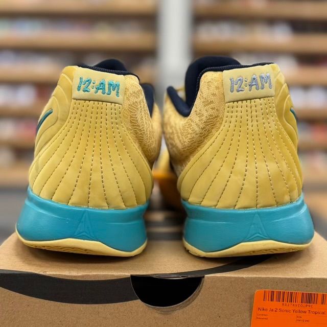 Nike Ja 2 Sonic Yellow Tropical Teal - Preowned