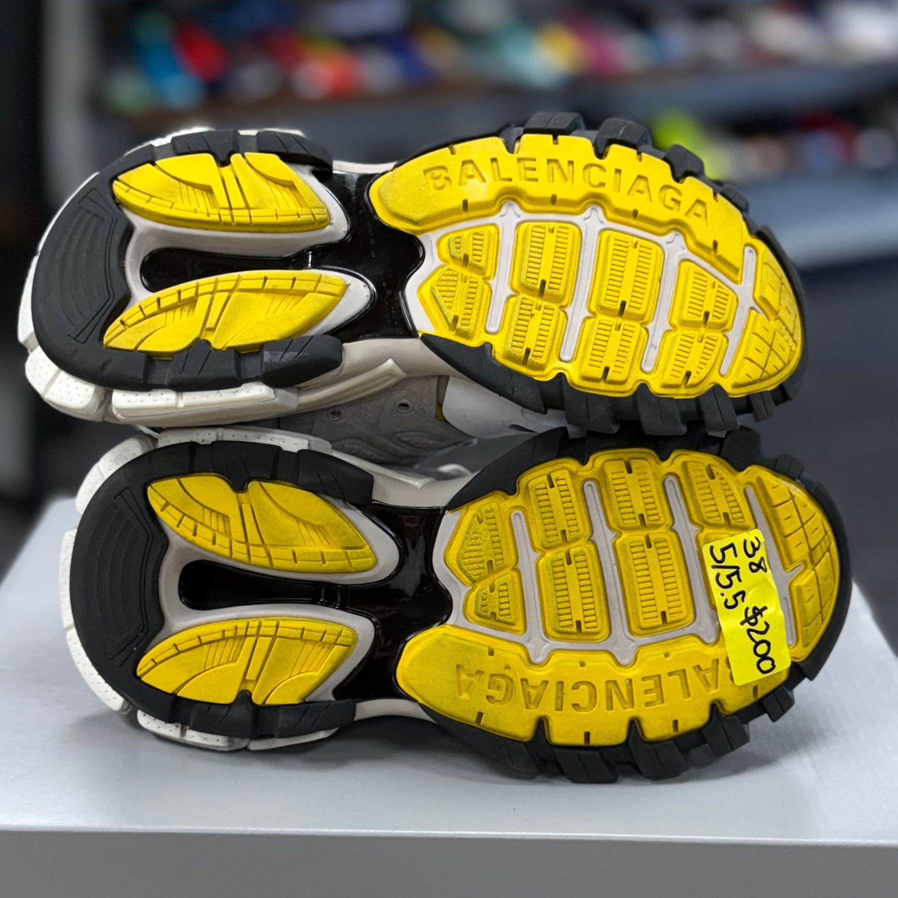 Balenciaga Track Multicolor Yellow - Preowned