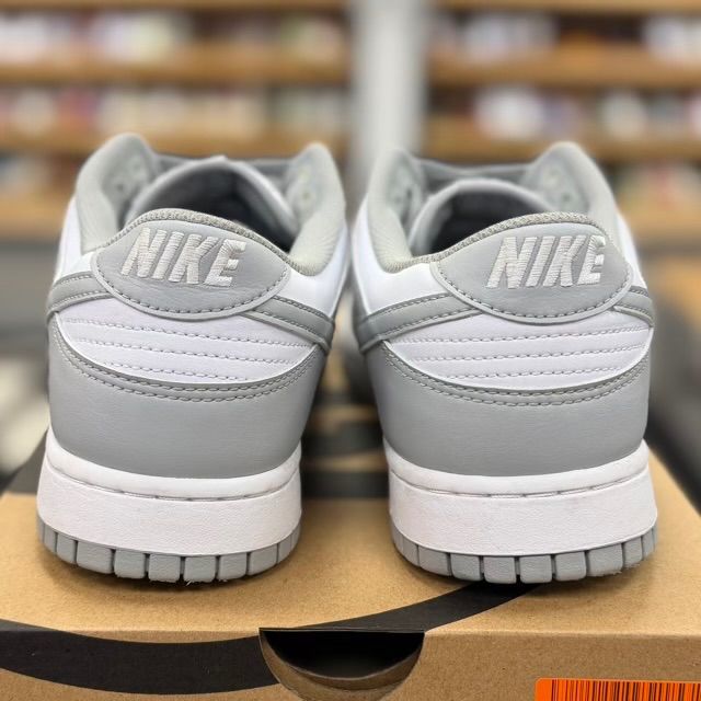 Nike Dunk Low White Light Smoke Grey - Preowned