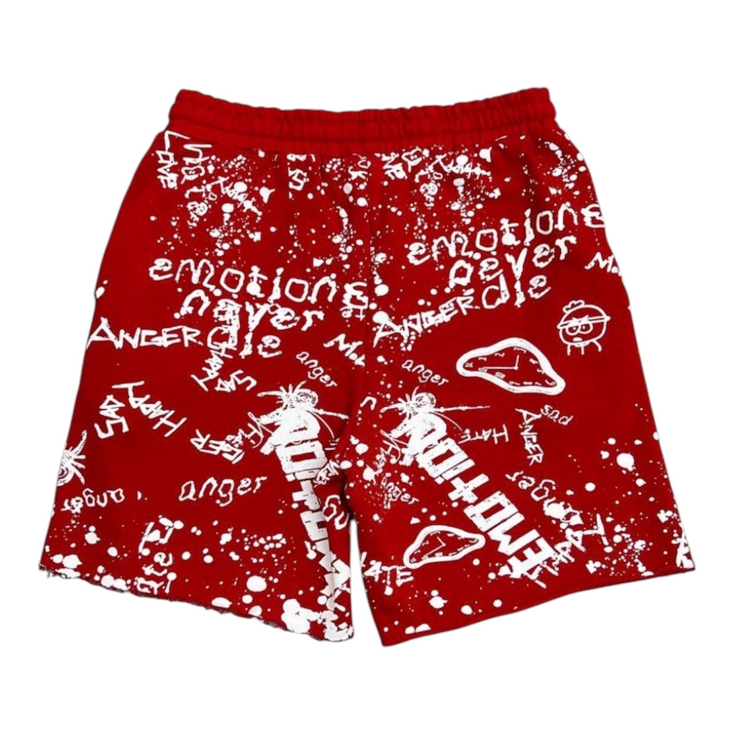 Mixed Emotion Graffiti Short (Red)