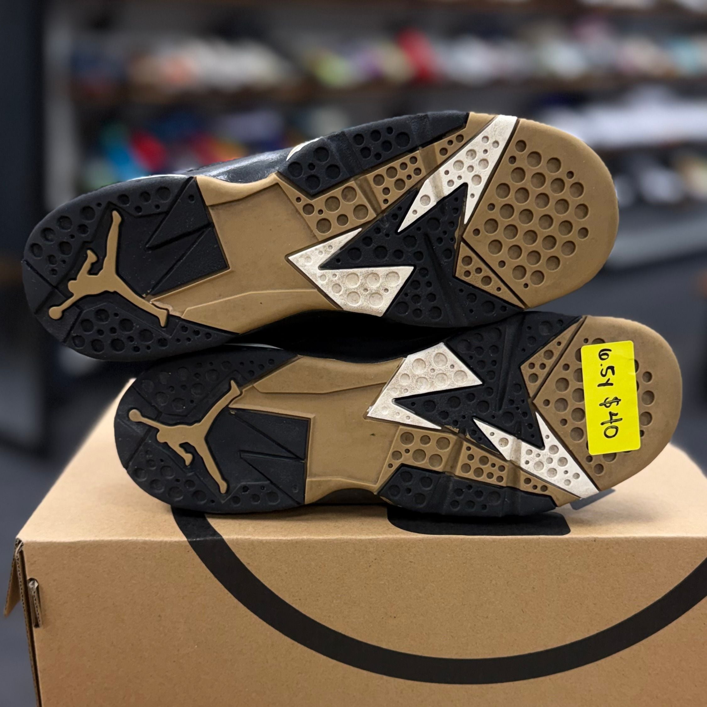Jordan 7 Retro Golden Moments Pack (7) (GS) - Preowned