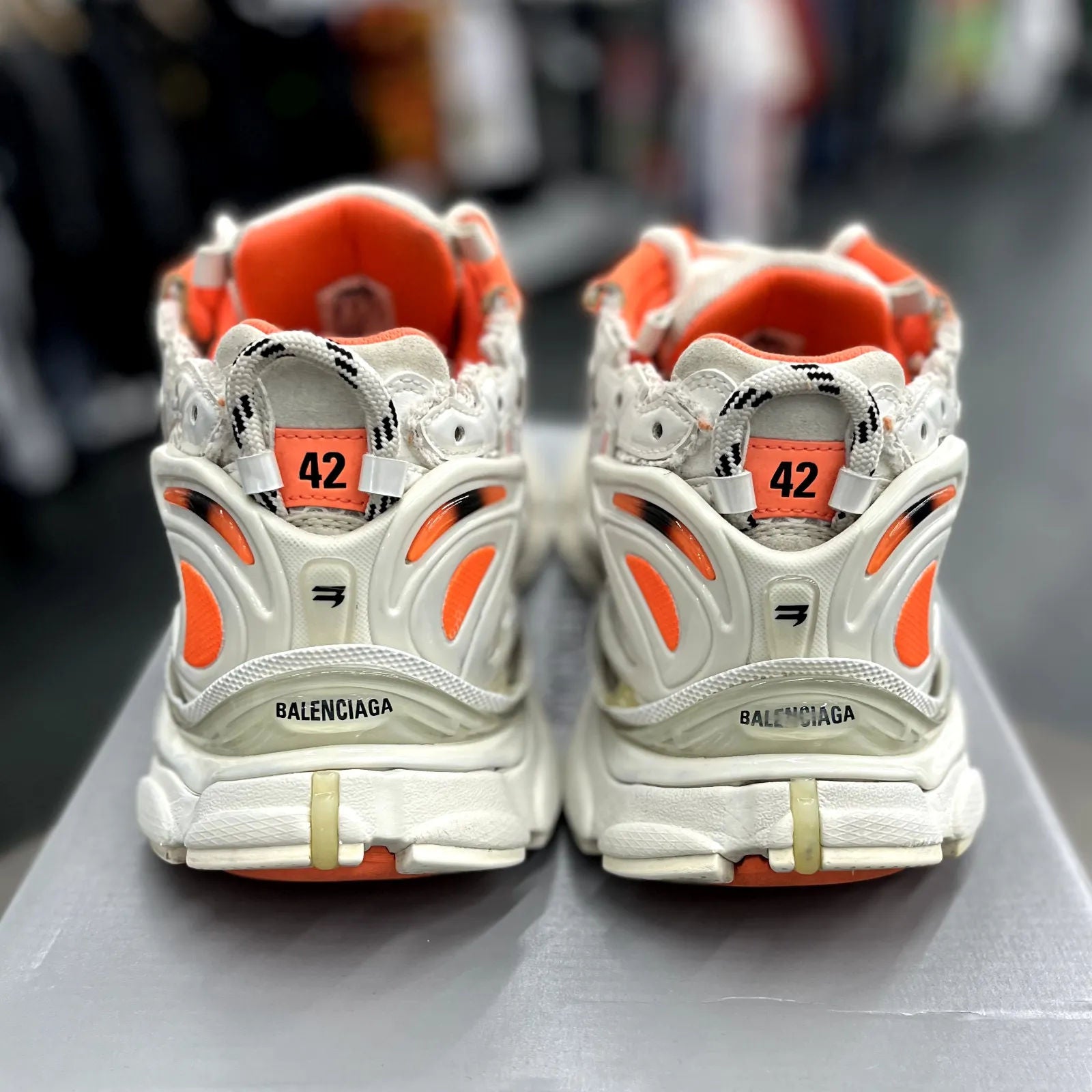 Balenciaga Runner Trainer Fluo Orange - Preowned