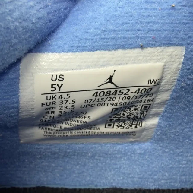 Jordan 4 Retro University Blue (GS) - Preowned