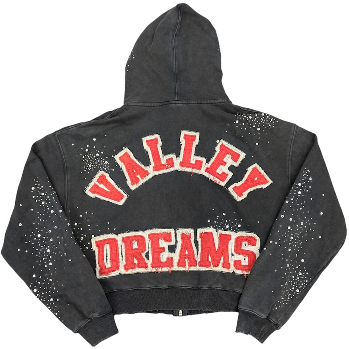 Vale Forever Pluto Clustered Zip Hoodie (Black Wash) - Preowned