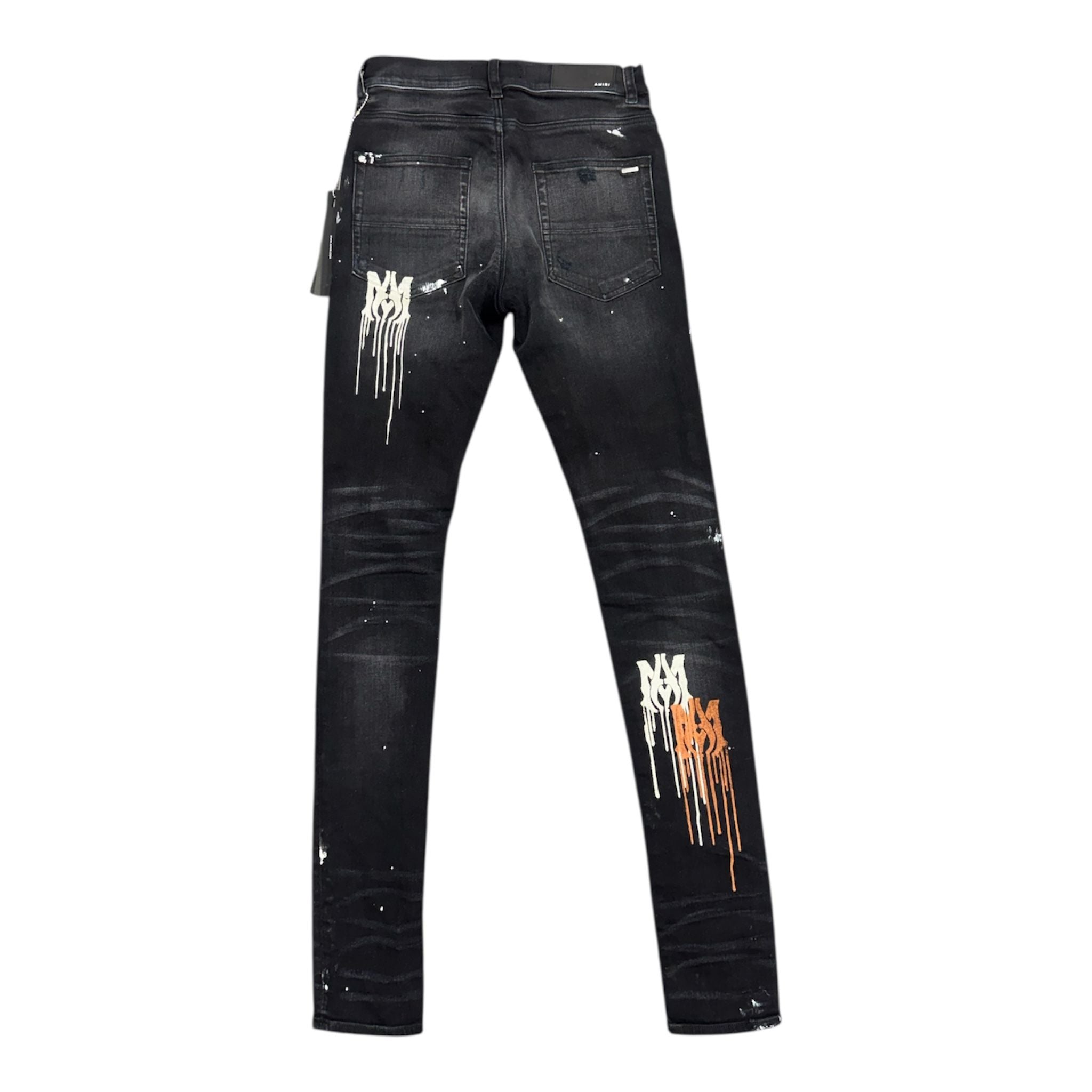 AMIRI Classic Stencil Jean (Aged Black) - Preowned