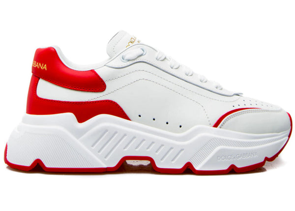 Dolce & Gabbana Daymaster Low White Red - Preowned