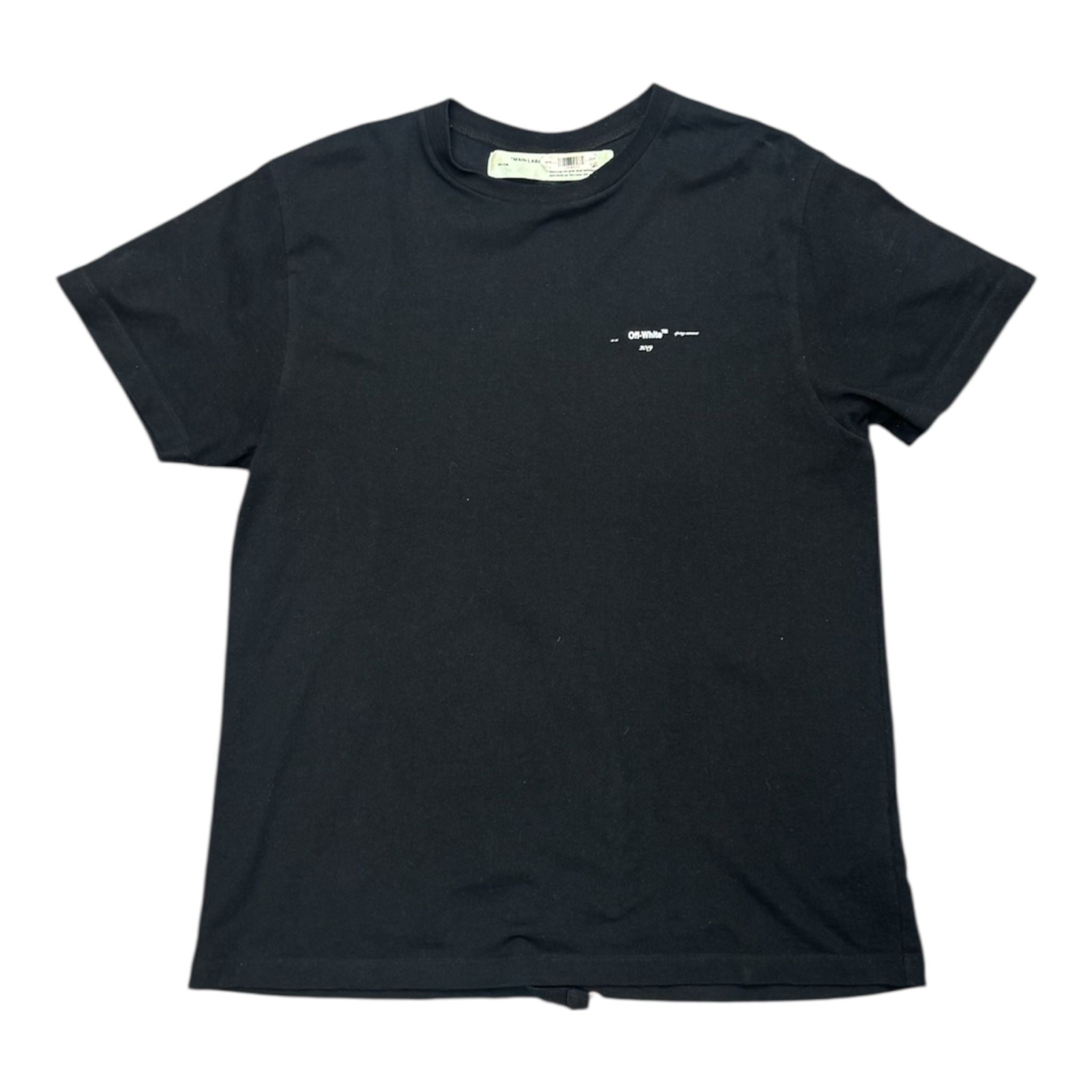 Off-White Colour Painting Diagonals Arrows Tee (Black) - Preowned