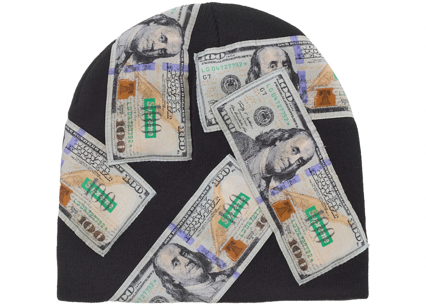 Supreme Money Beanie Black