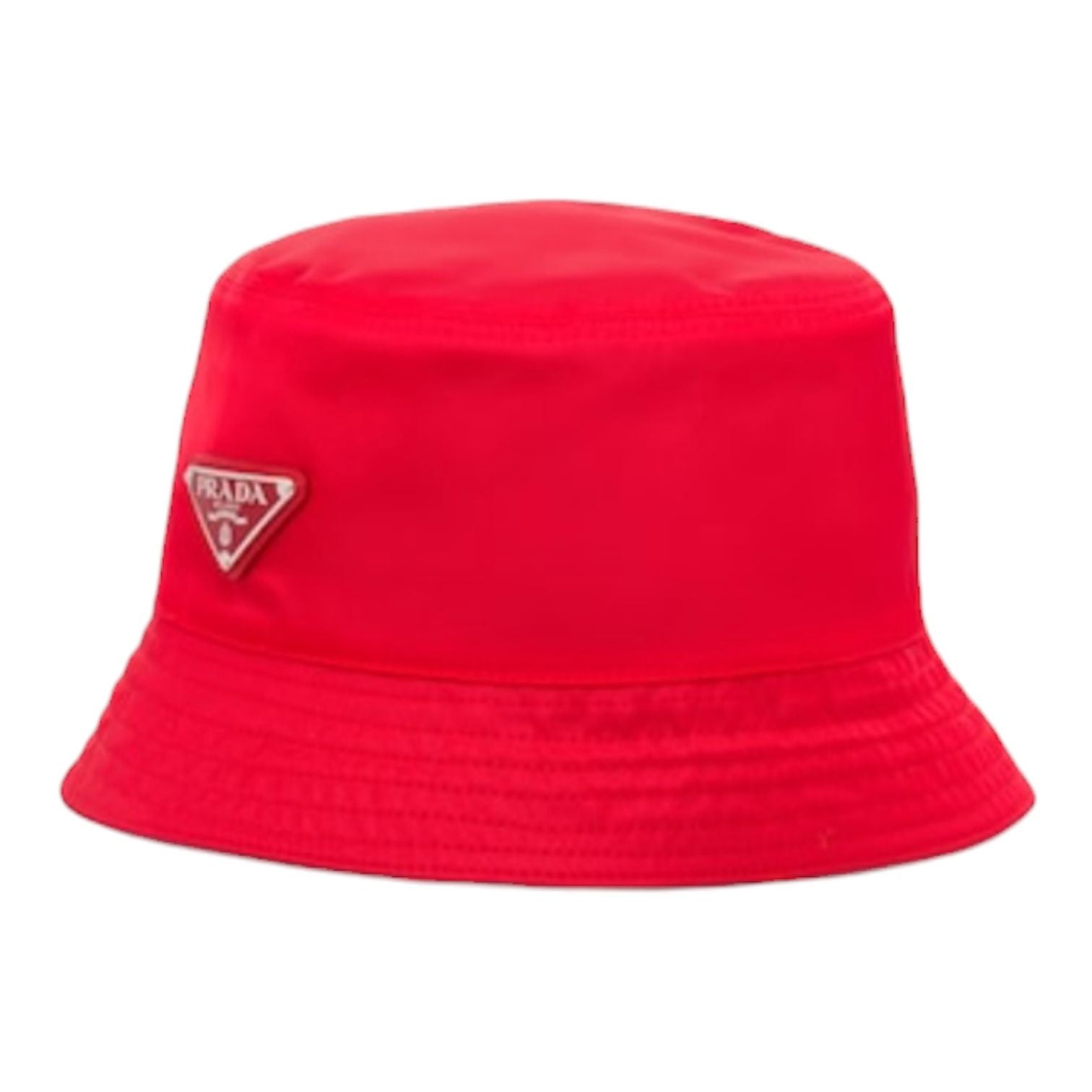 Prada Re-Nylon Bucket Hat (Red)