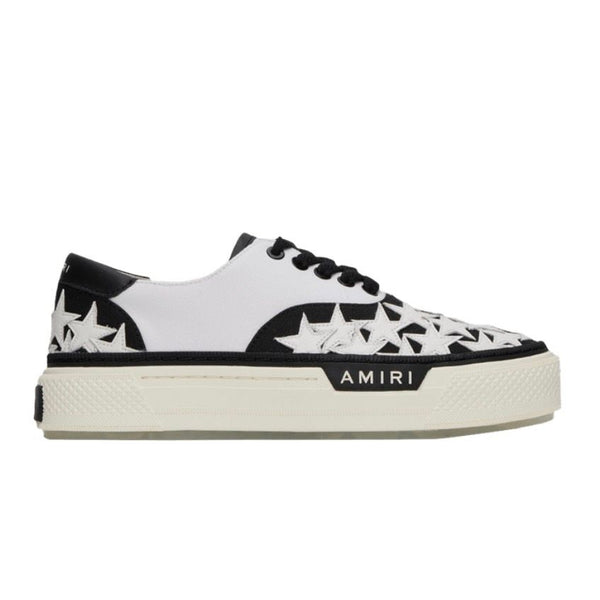 Amiri Stars Court Low Top Black White