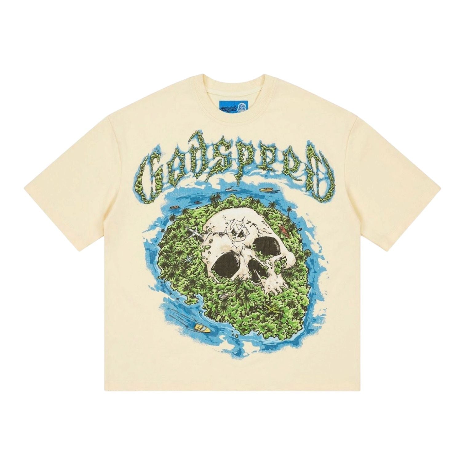 Godspeed Skull Island 2 Tee (Bone)