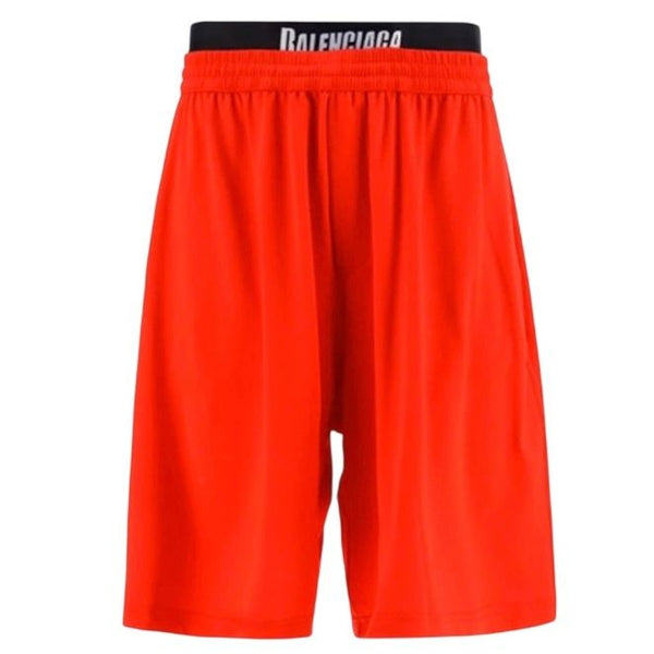 Balenciaga Double Layered Shorts (Red) - Preowned