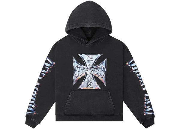 Godspeed Chrome Motto Hoodie Black Wash - Preowned