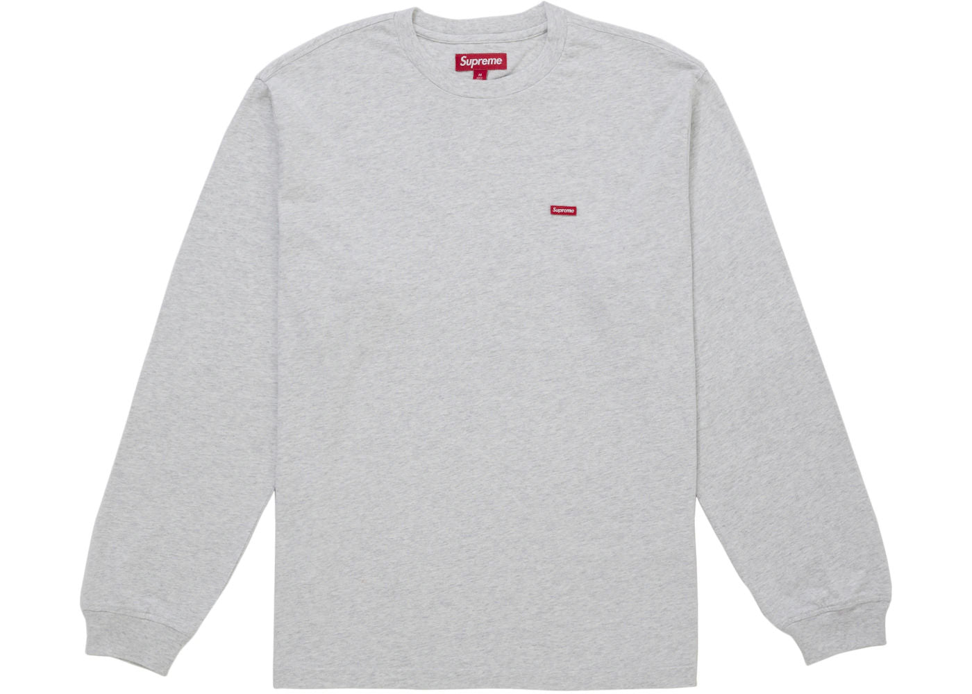 Supreme Small Box L/S Tee (FW25) Ash Grey