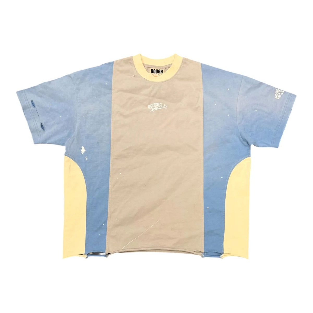 Roughplay Tee (Cream/Blue) - Preowned