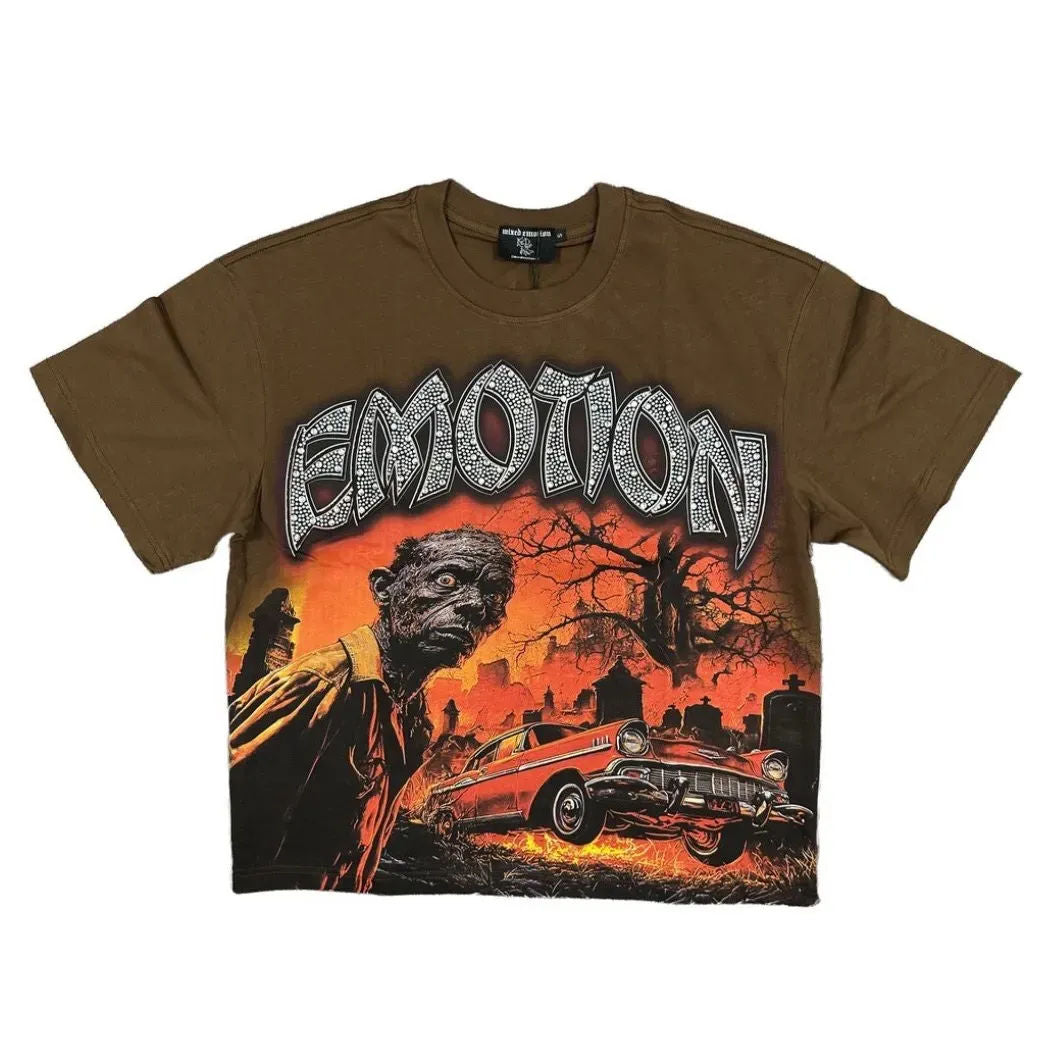 Mixed Emotion Apocalypse Tee (Brown) - Preowned