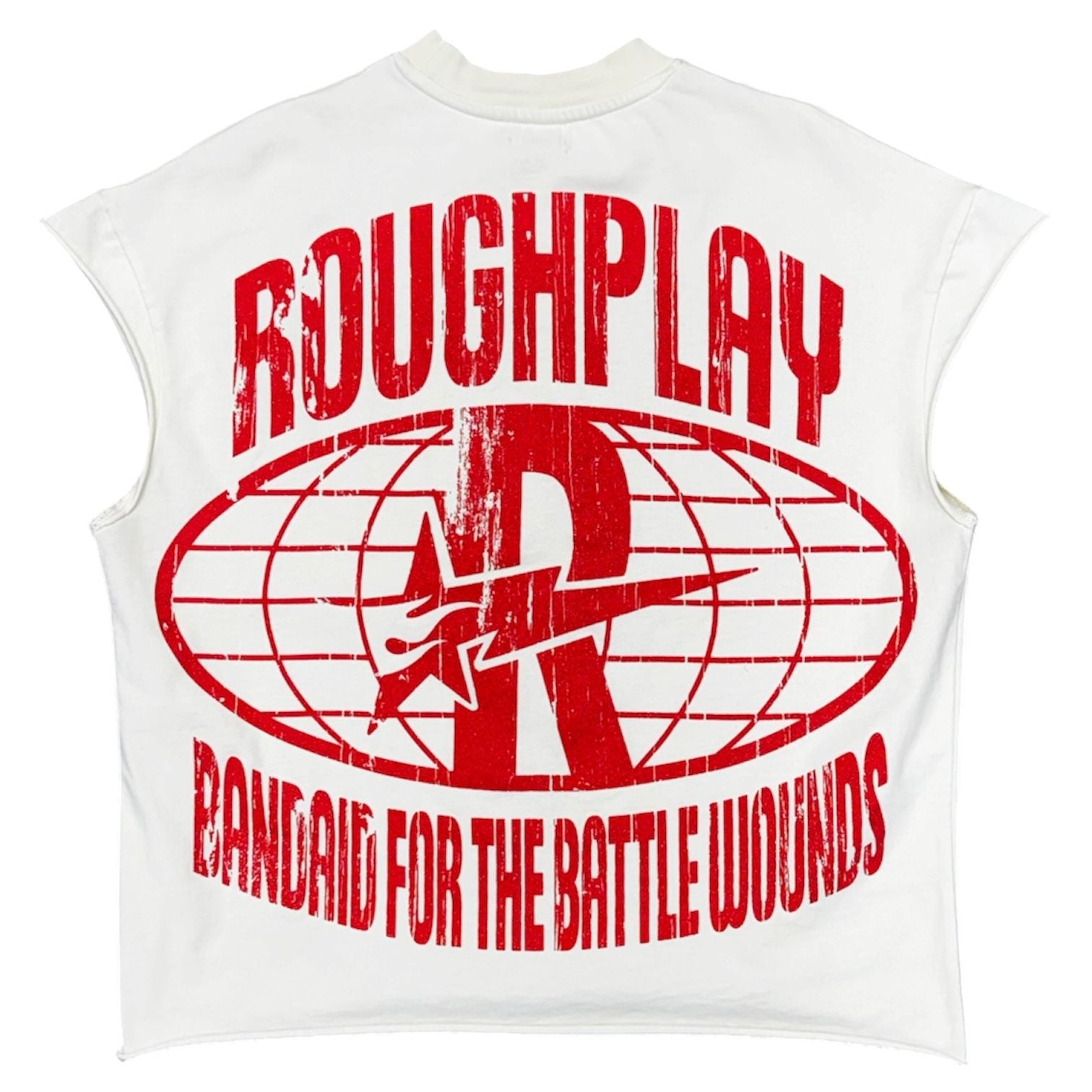 Roughplay Together Sleeveless Tee (Cream) - Preowned