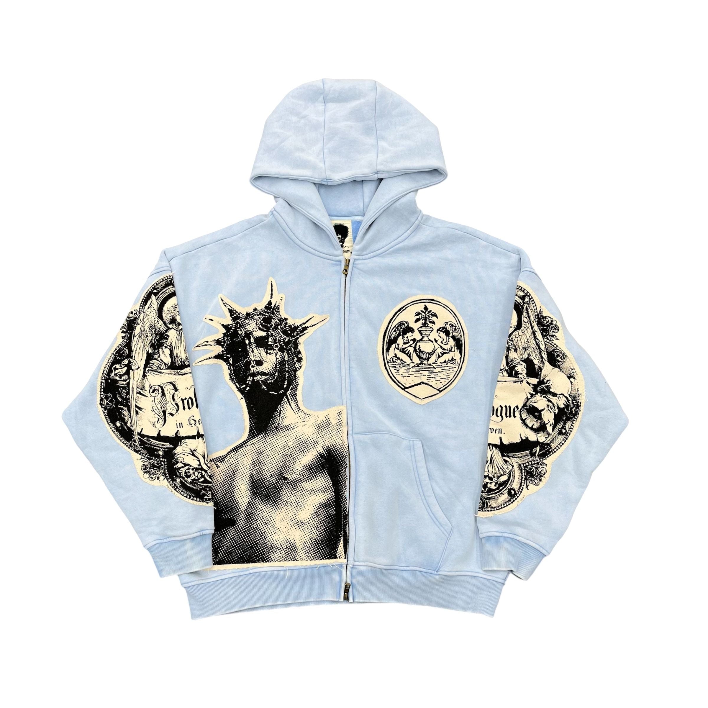 Deadby5am Punks Paradise Zip Up Hoodie (Blue)