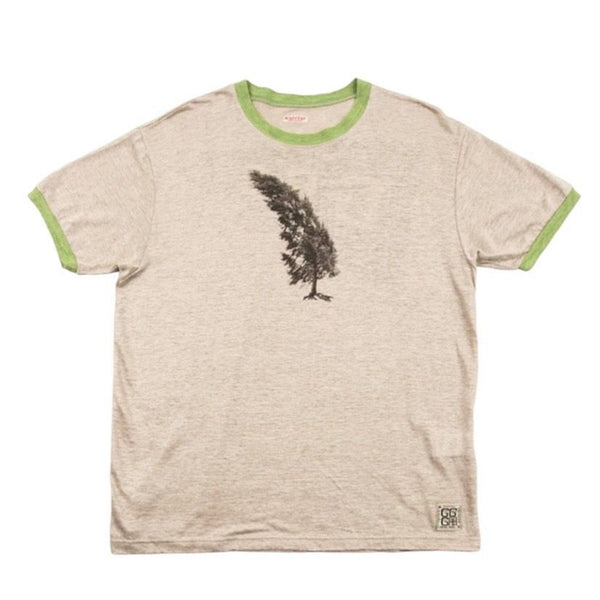 Kapital Linen Sheeting Ringer Tee Ecru