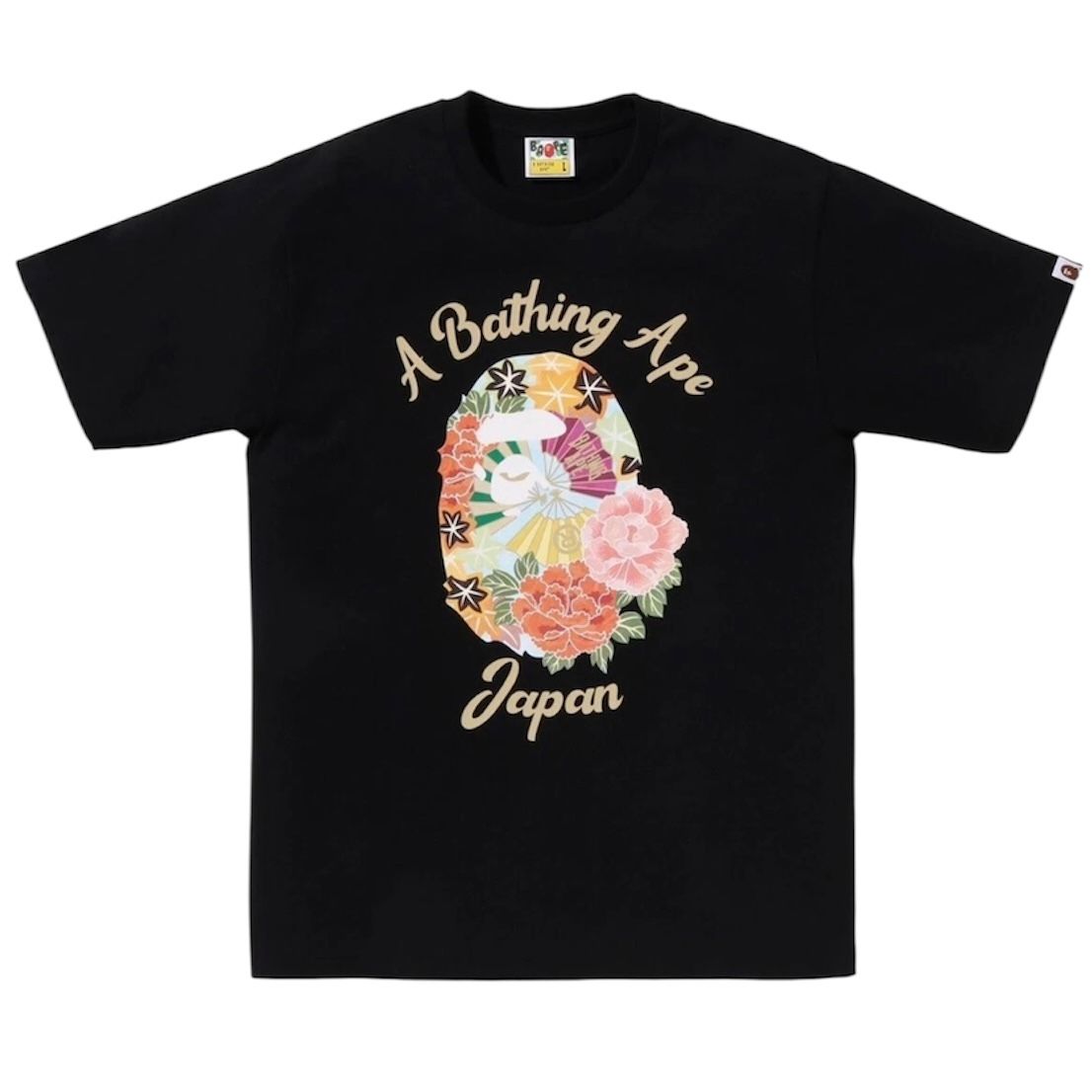 Bape Japanese Peony Tee (Black)