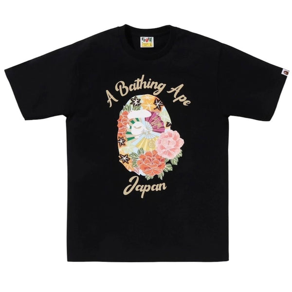 Bape Japanese Peony Tee (Black)