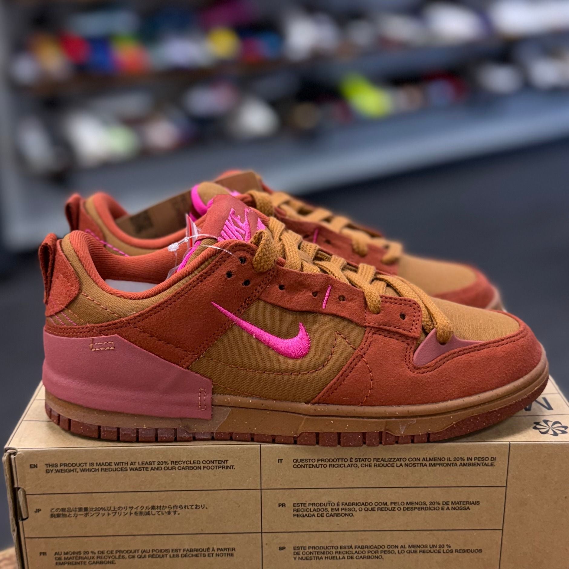 BRAND NEW STEAL - Nike Dunk Low Disrupt 2 Desert Bronze Pink Prime (Women's)