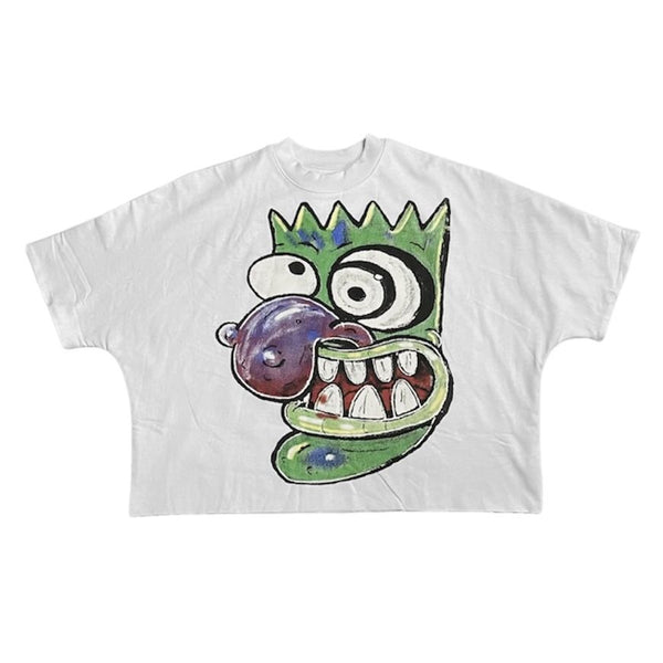 Billionaire Studios Hypno Eggplant Tee (White)