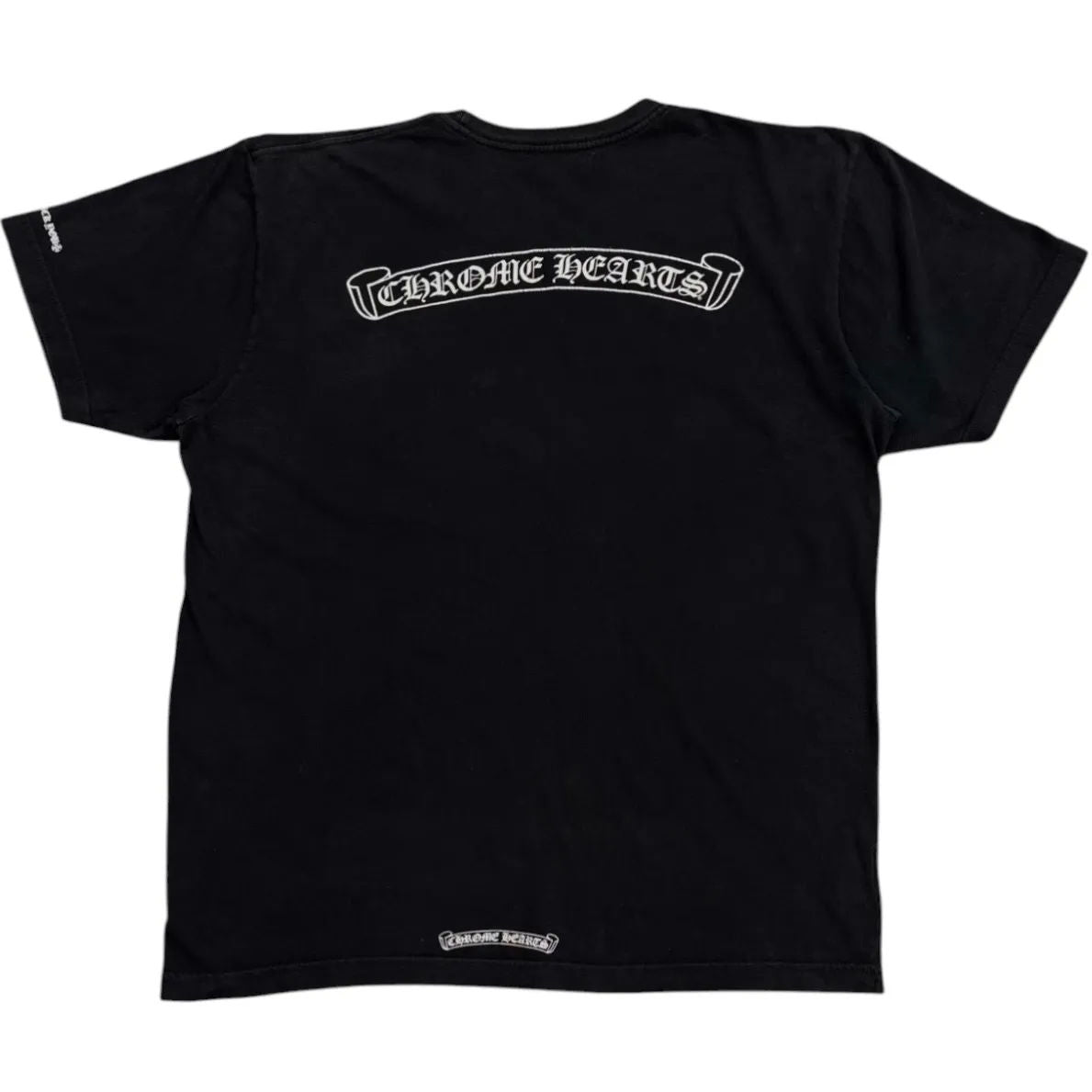 Chrome Hearts Scroll Logo Tee (Black) - Preowned
