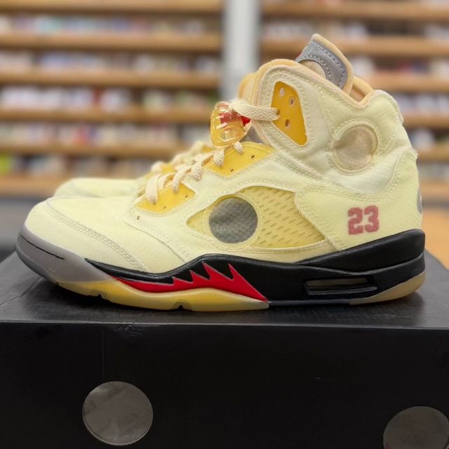 Jordan 5 Retro Off-White Sail - Preowned