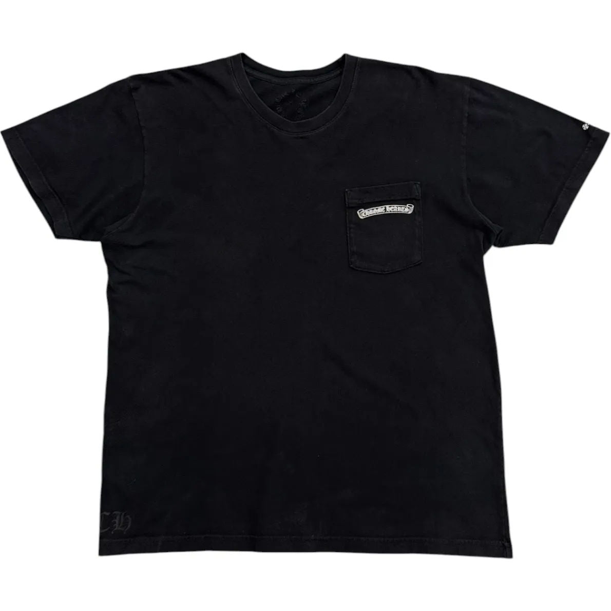 Chrome Hearts Scroll Logo Tee (Black) - Preowned