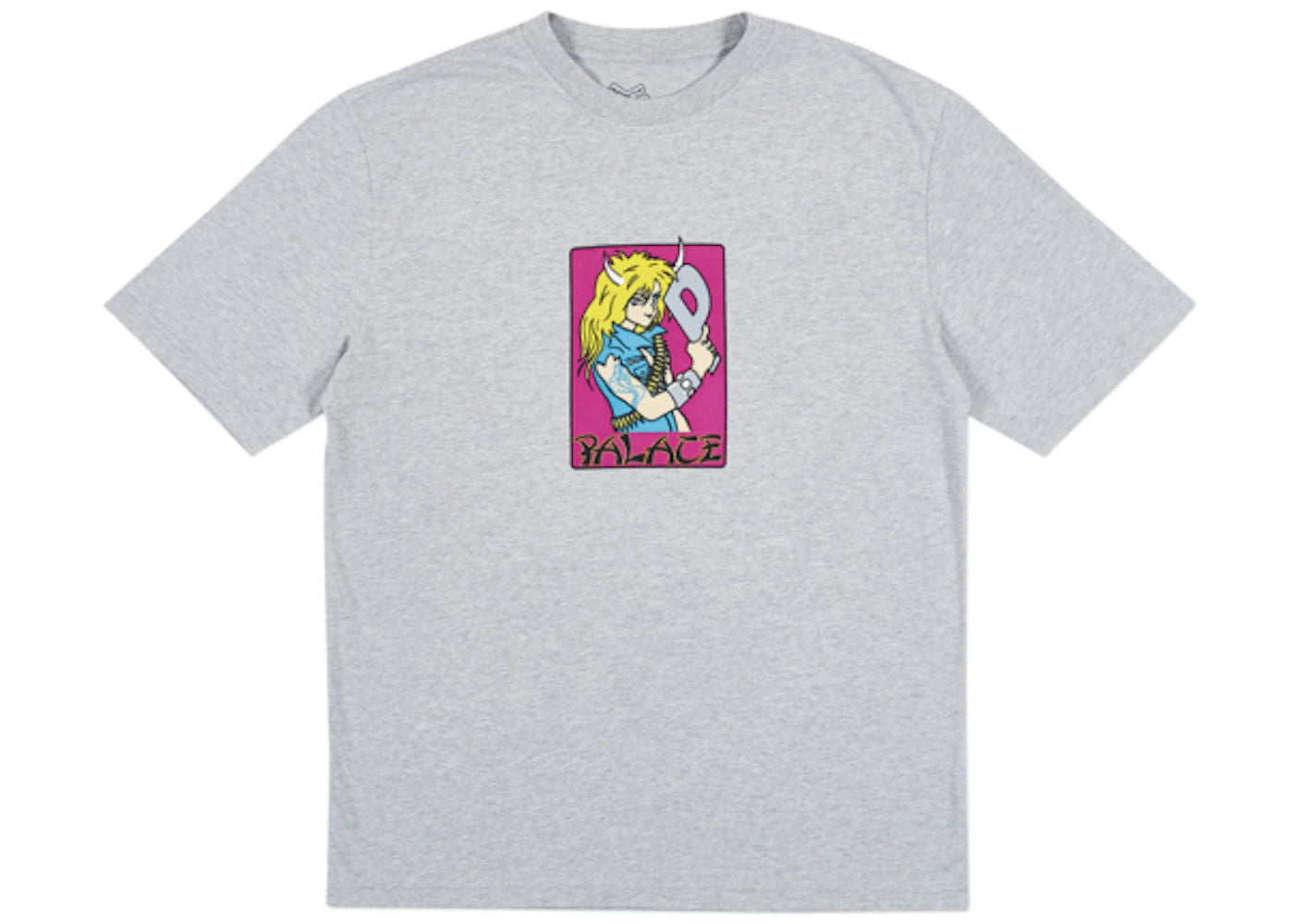 Palace Mangal T-shirt Grey Marl