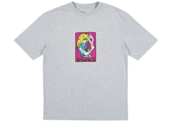 Palace Mangal T-shirt Grey Marl