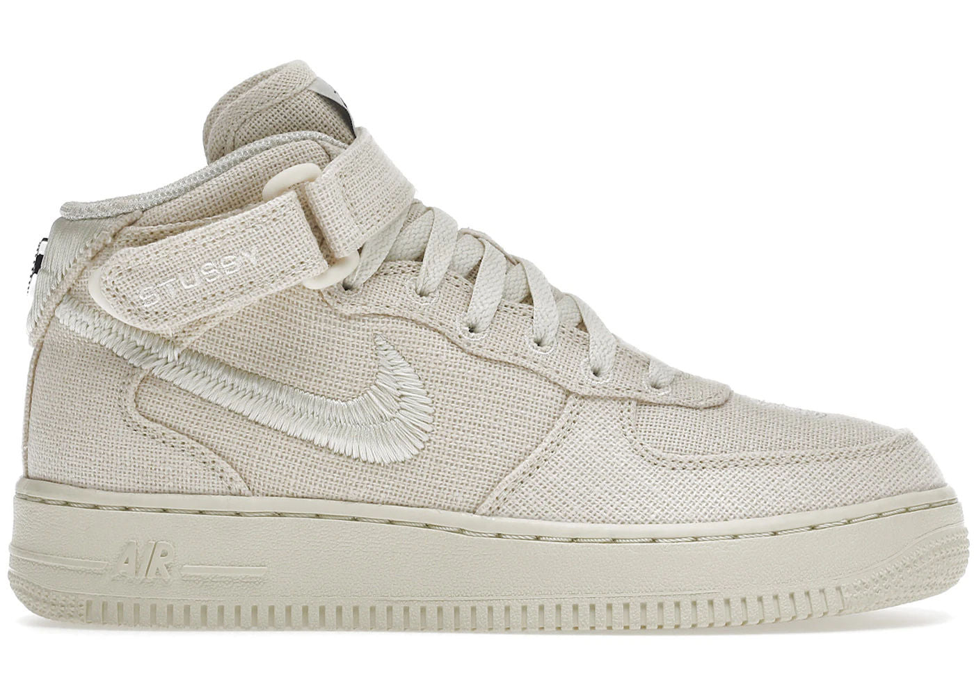 Nike Air Force 1 Mid Stussy Fossil - Preowned