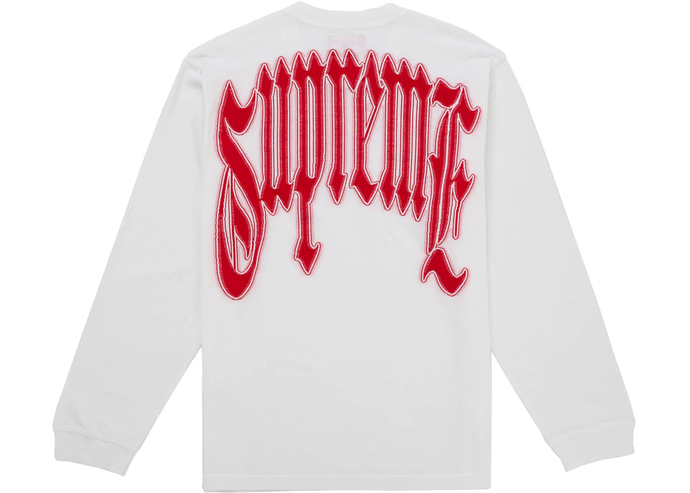 Supreme Intarsia L/S Top White