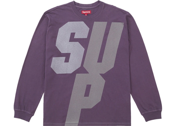 Supreme Reflective L/S Tee (Purple)