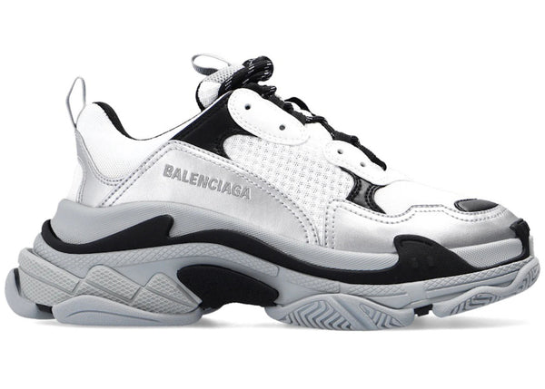 Balenciaga Triple S Silver Dark Grey (Women's) - Preowned