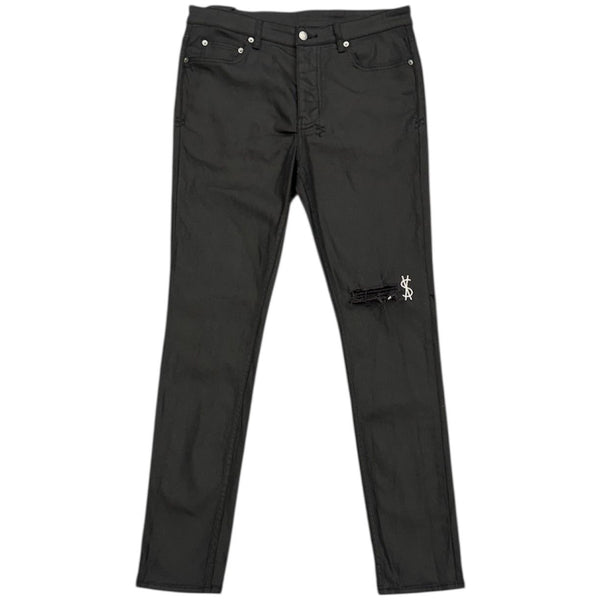 Ksubi Chitch Waxed Jeans (Black/Silver) - Preowned