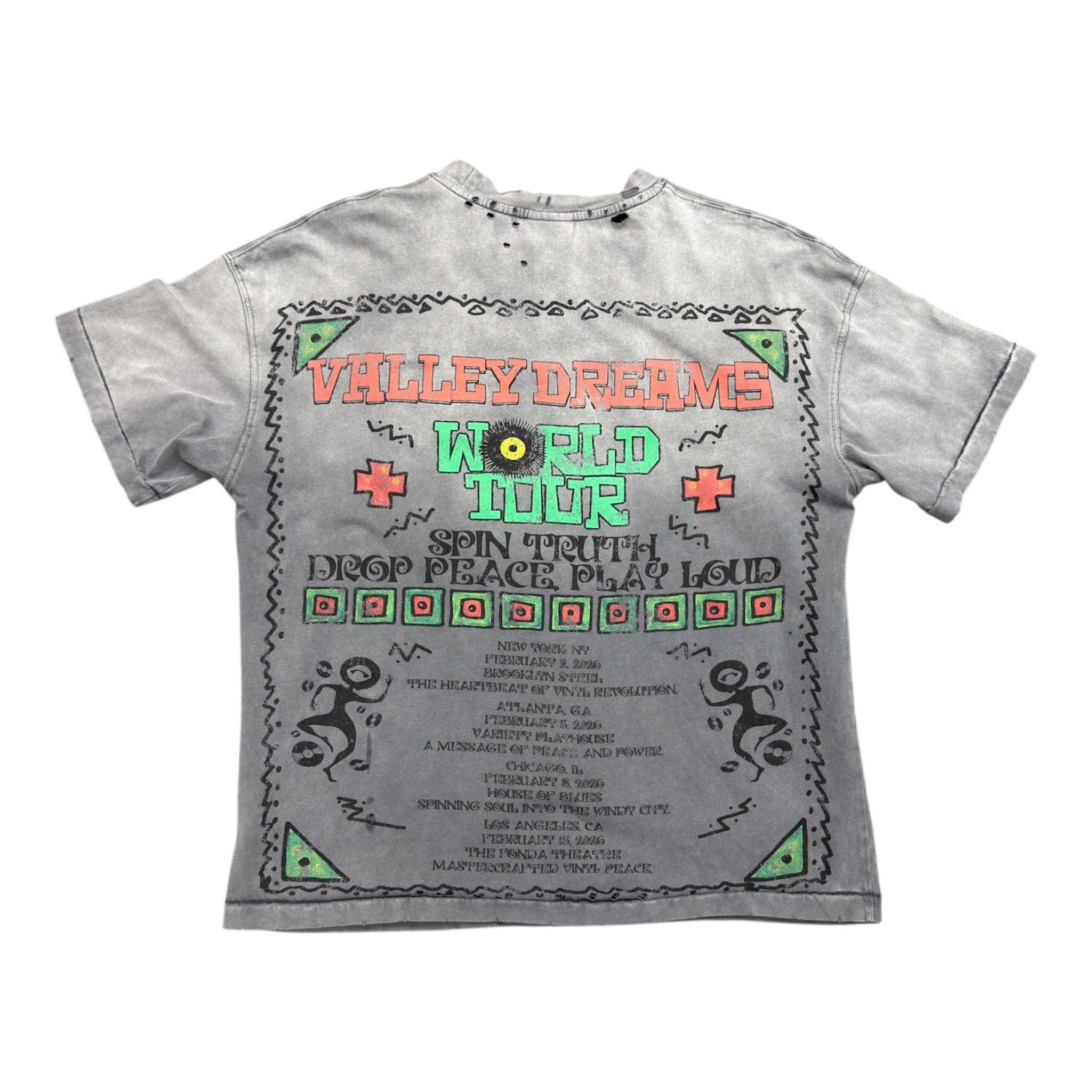 Vale Forever Faded Chaos Bling Tee (Black) - Preowned
