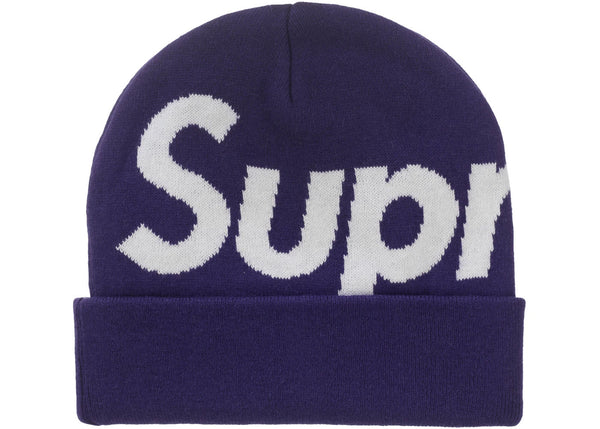 Supreme Big Logo Beanie (FW25) Purple