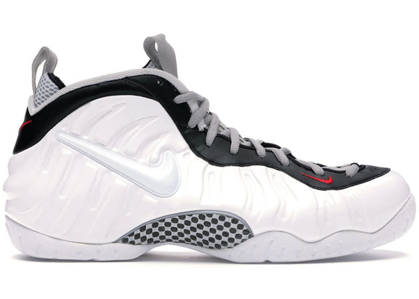 Nike Air Foamposite Pro White Black University Red - Preowned