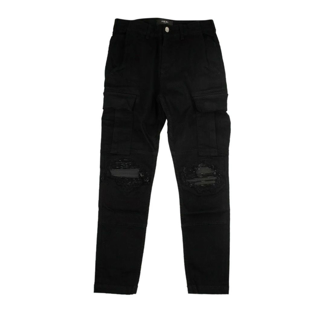 Amiri Mx1 Denim Cargo Jean (Black) - Preowned
